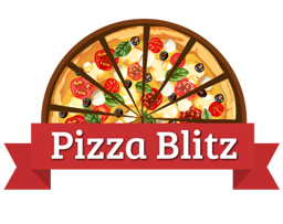 Pizza Blitz logo.